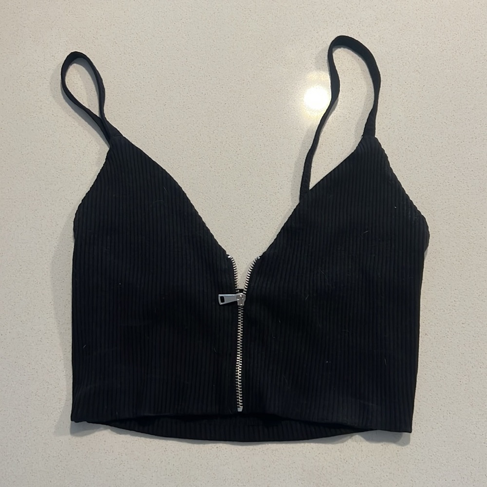 Zara zip up tank